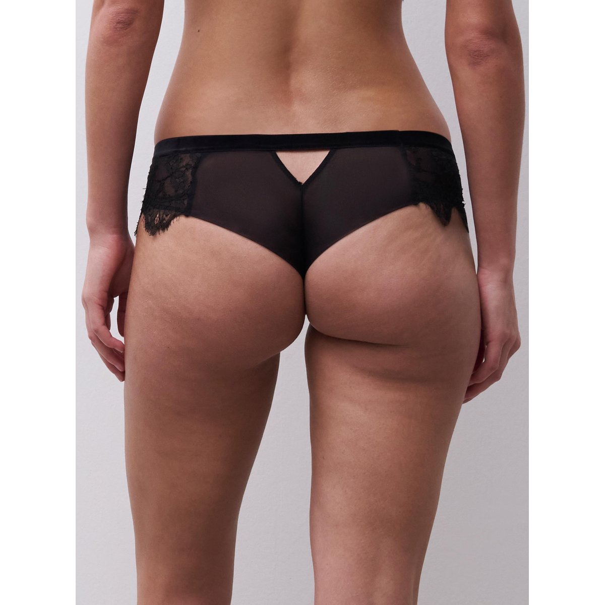 Shorty dégagé SHADOW noir, CHANTELLE X