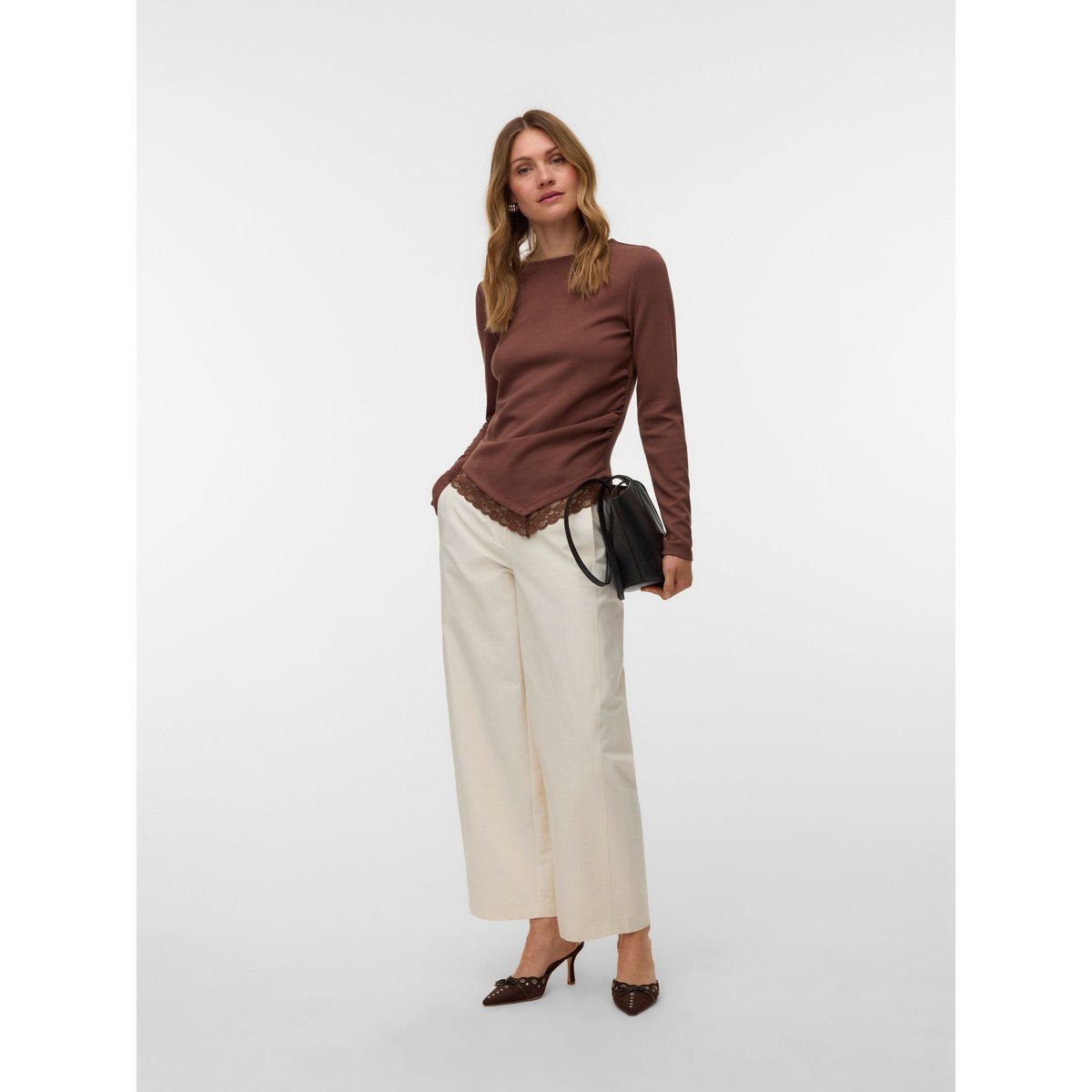 Top cocoa brown, VERO MODA