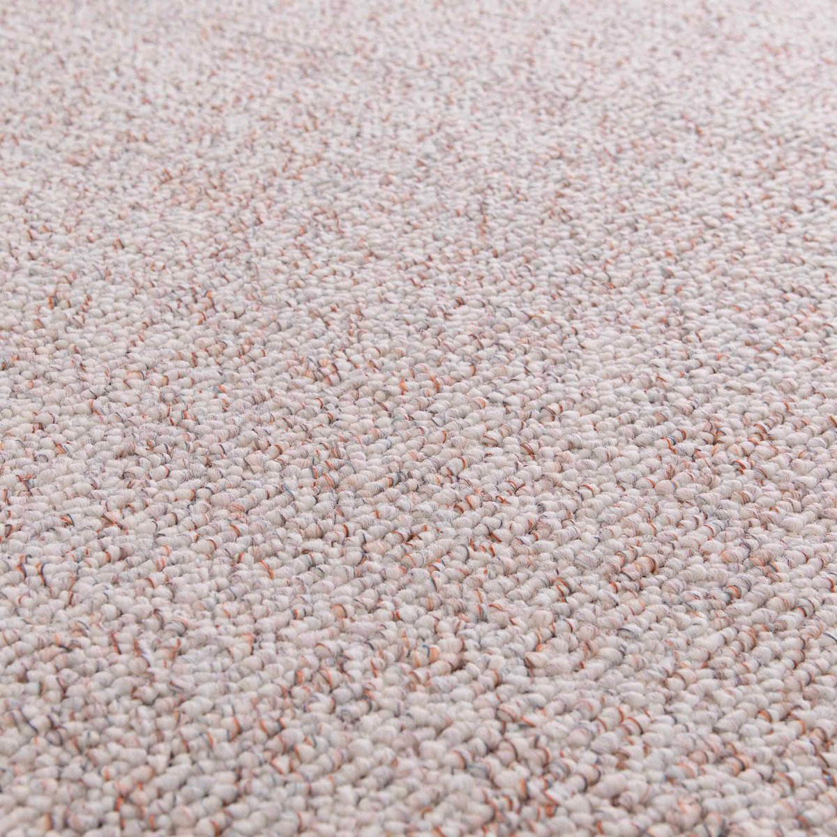 Tapis lavable effet bouclé tufté BOUCLETTE blanc multicolore, THE DECO FACTORY