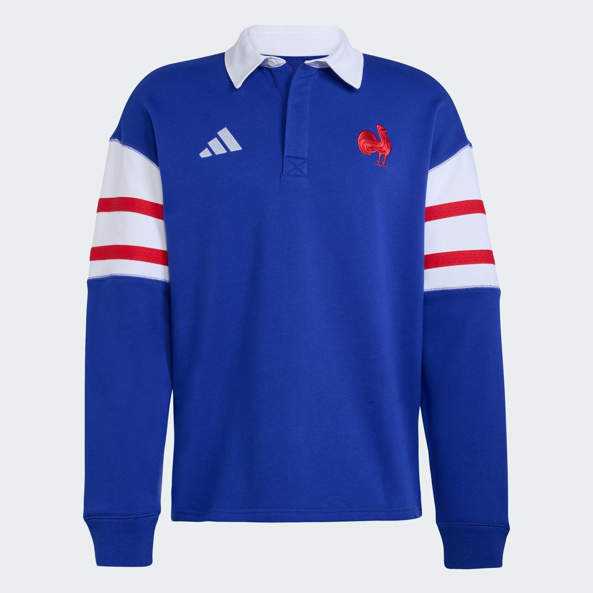 Polo De Rugby Ffr Heritage Polo-Ffr (Manches Longues) Polo De Rugby Ffr Heritage Polo-Ffr (Manches Longues) semi lucid blue, adidas Performance