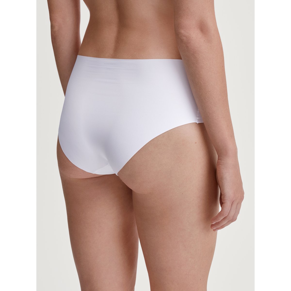 Culotte taille haute Coton SLEEK SKIN blanc, CALIDA