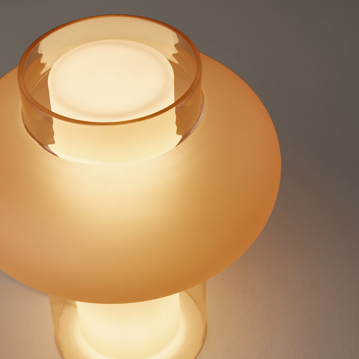 Lampe à poser hauteur 26 cm, Triana ambre, LA REDOUTE INTERIEURS