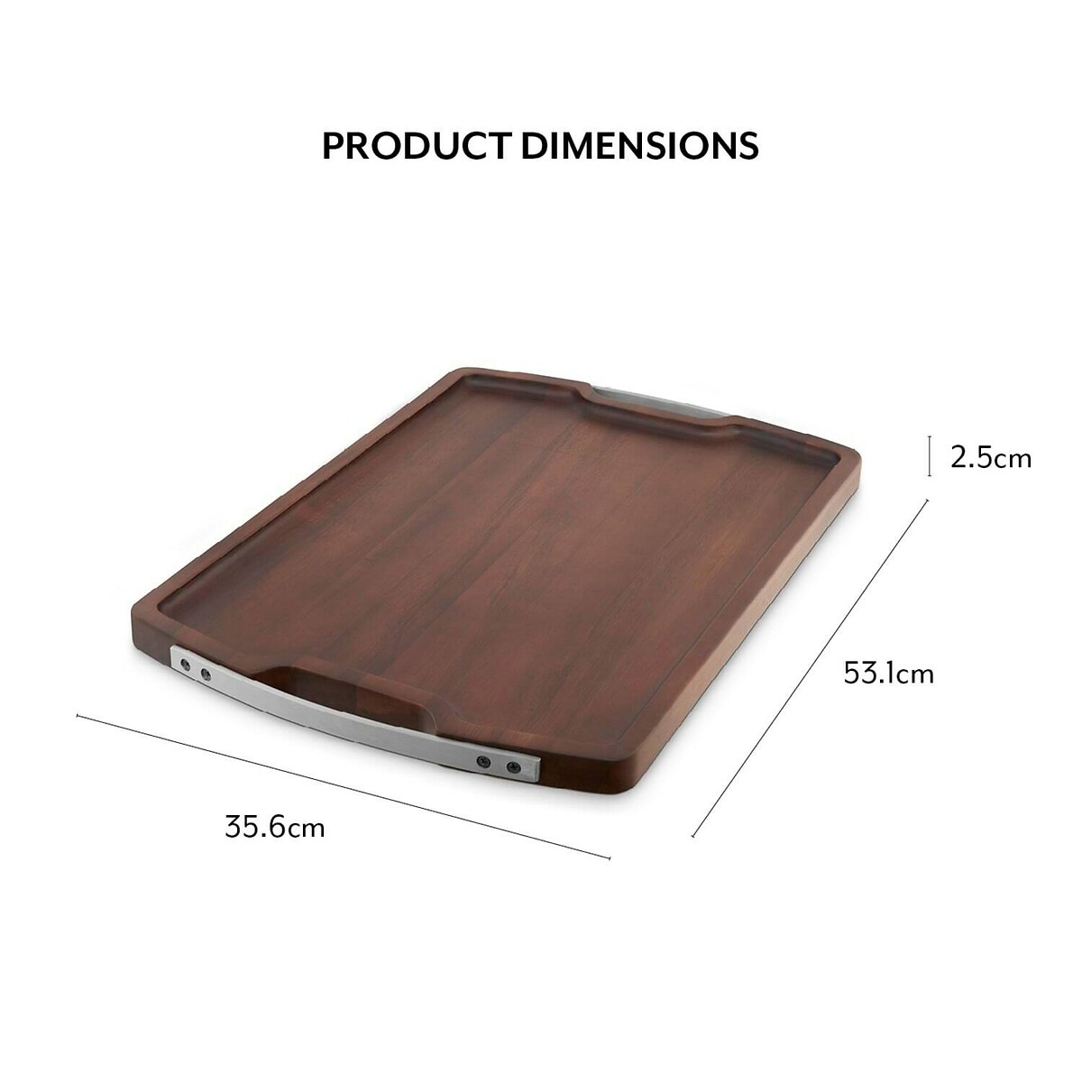 SLT Core Rectangular Serving Tray brown , SUR LA TABLE