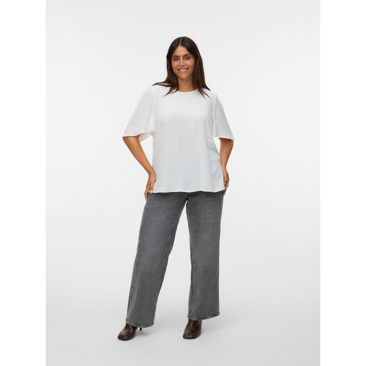 T-Shirt cloud dancer, VERO MODA