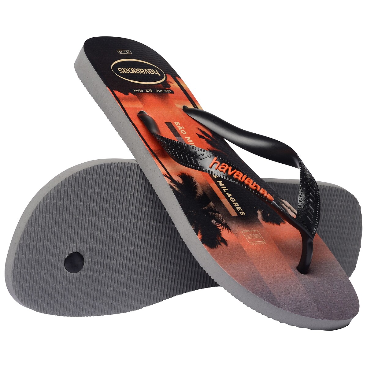 Chinelos Top Surfer laranja, HAVAIANAS