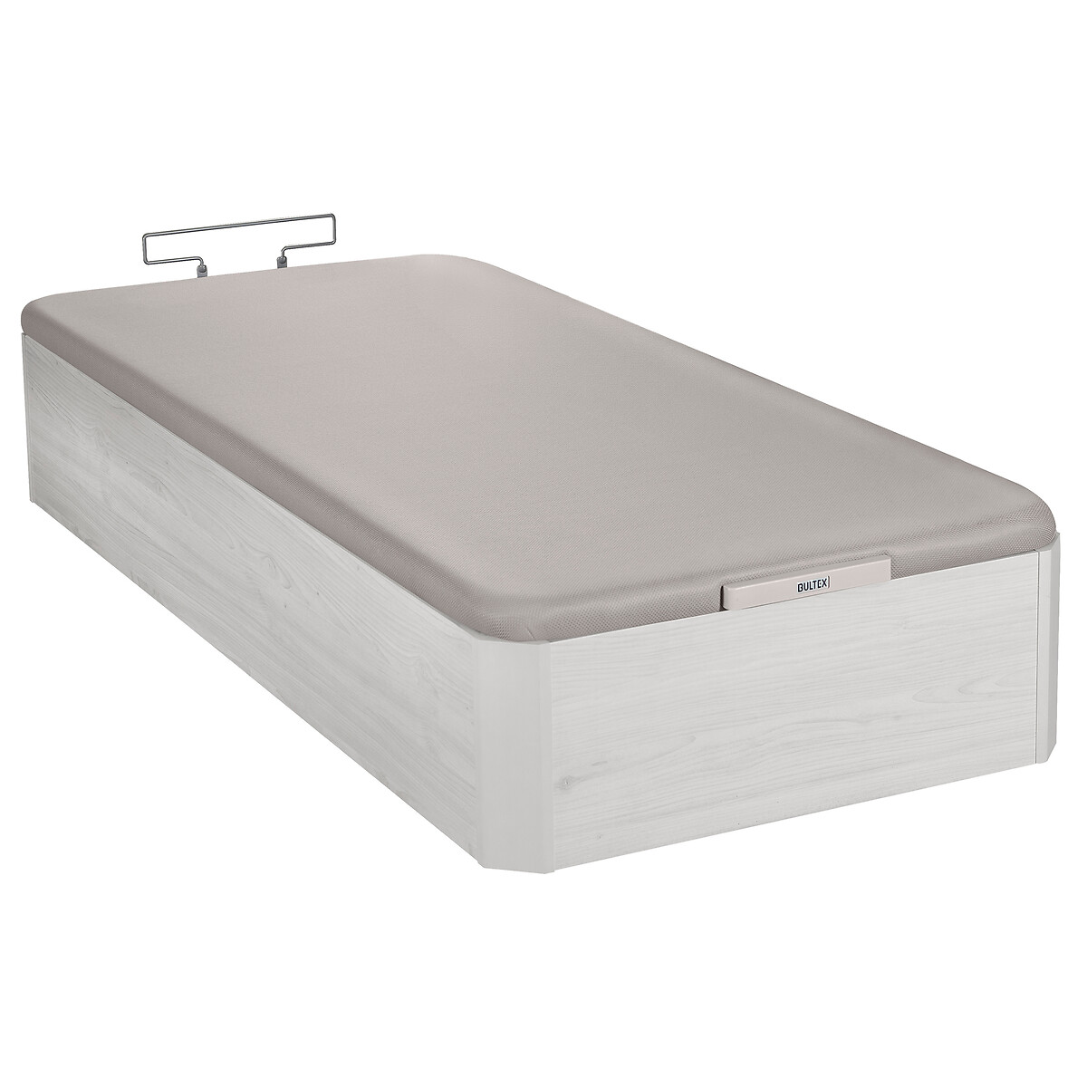 Sommier lit coffre, Space Up  chêne blanchi, BULTEX