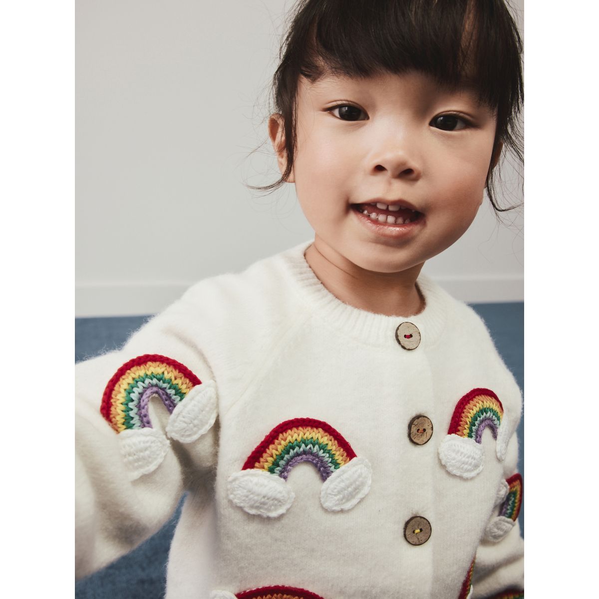 Cardigan badge arc-en-ciel, NEXT