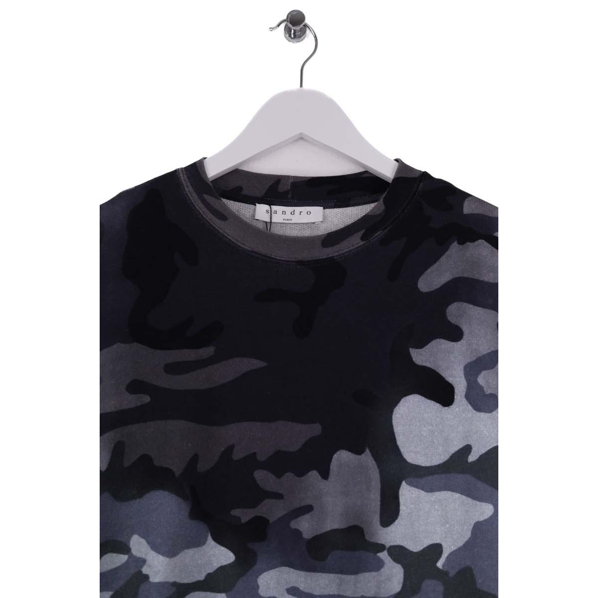 Sweatshirt - Très Bon État gris, SANDRO