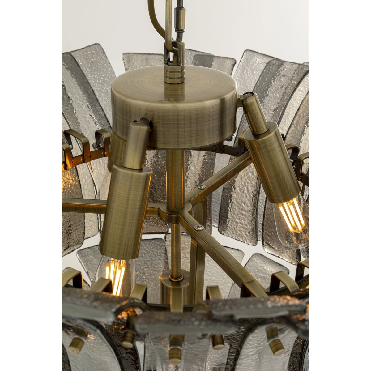 Suspension en verre, VENEZIA gris, KARE DESIGN