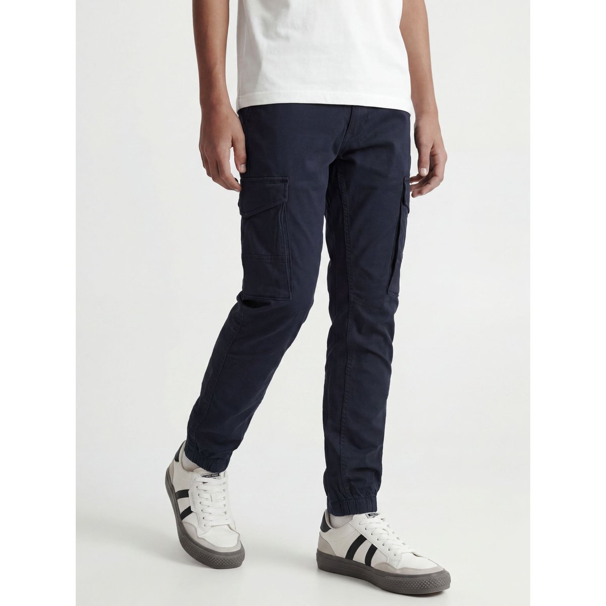 Pantalon Cargo navy blazer 1, JACK & JONES JUNIOR