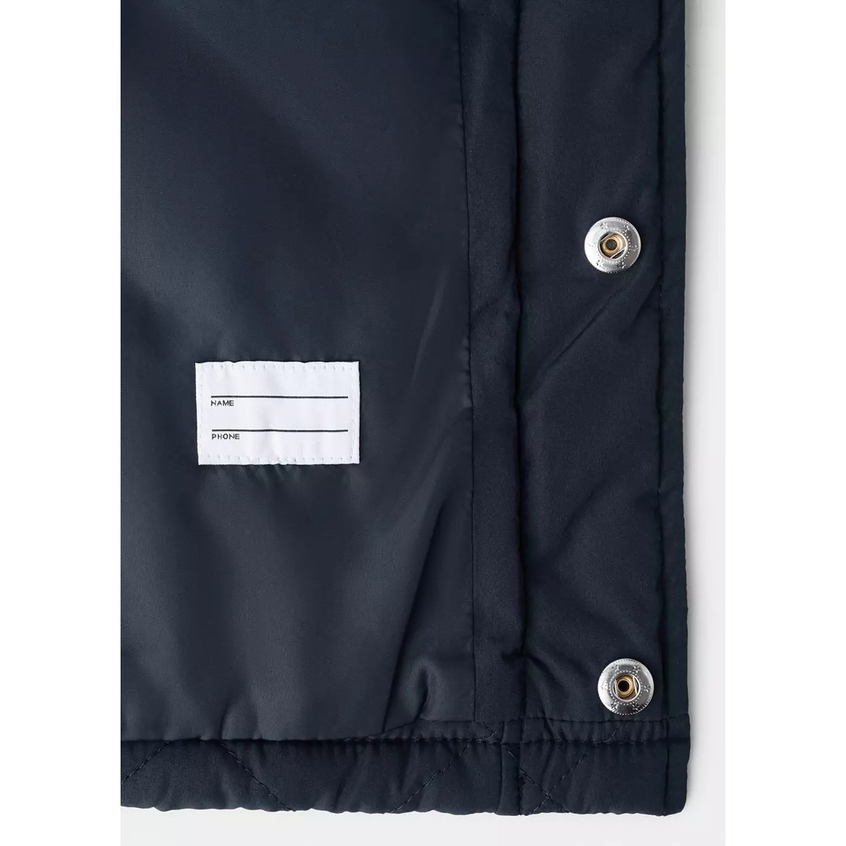 Quilted jacket with corduroy collar bleu marine, MANGO KIDS
