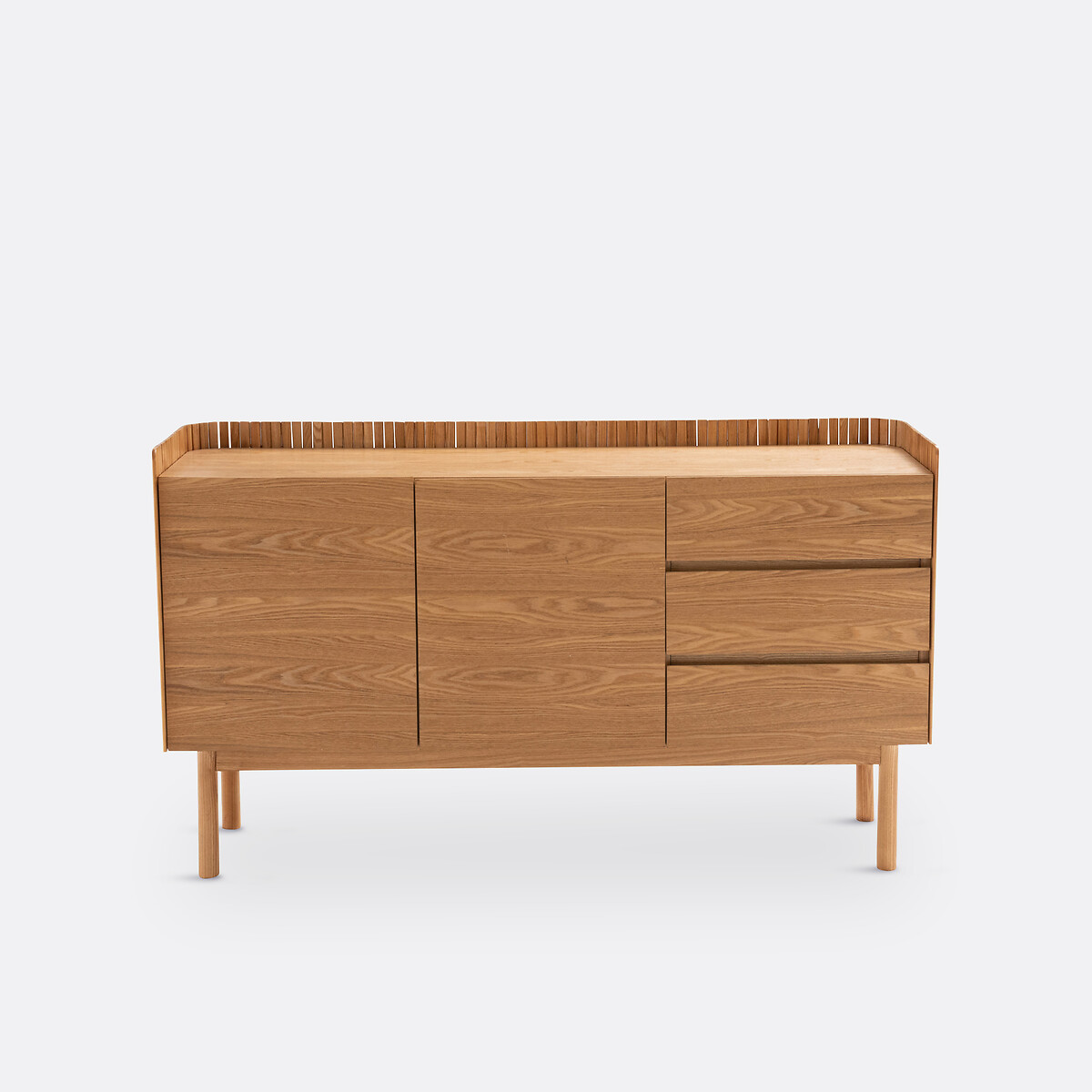 Buffet 2 portes 3 tiroirs, LATTI chêne, LA REDOUTE INTERIEURS