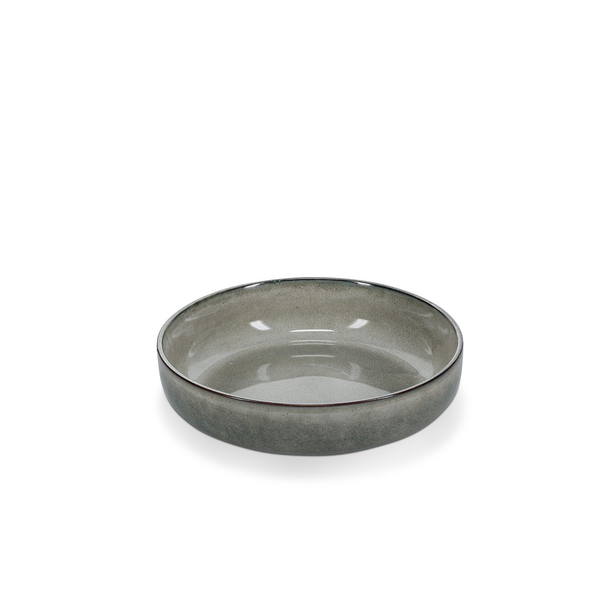 Lot de 2 assiette creuses MERIDIAN vert, SALT & PEPPER
