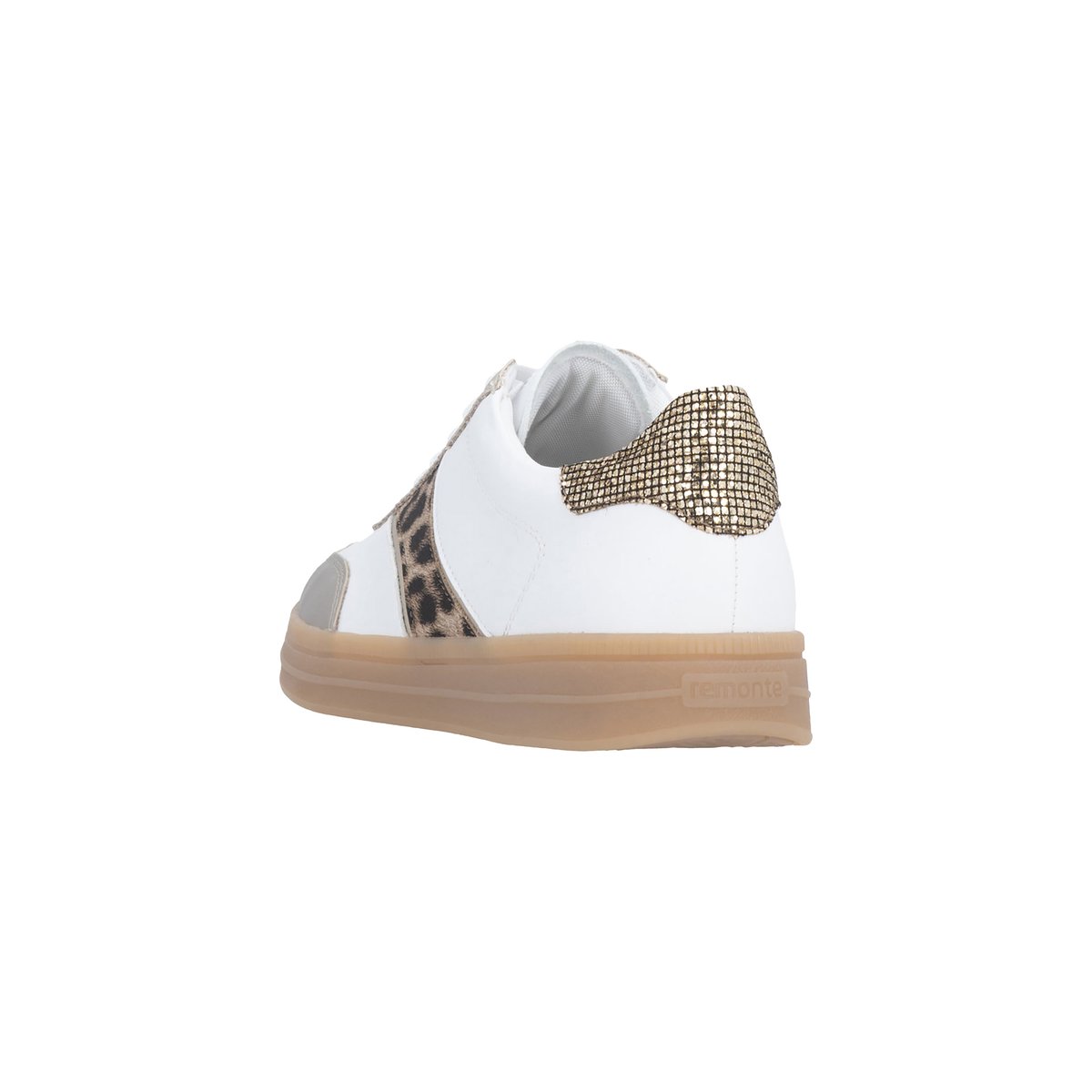 Basket Basse Cuir Lonora blanc-combi, REMONTE