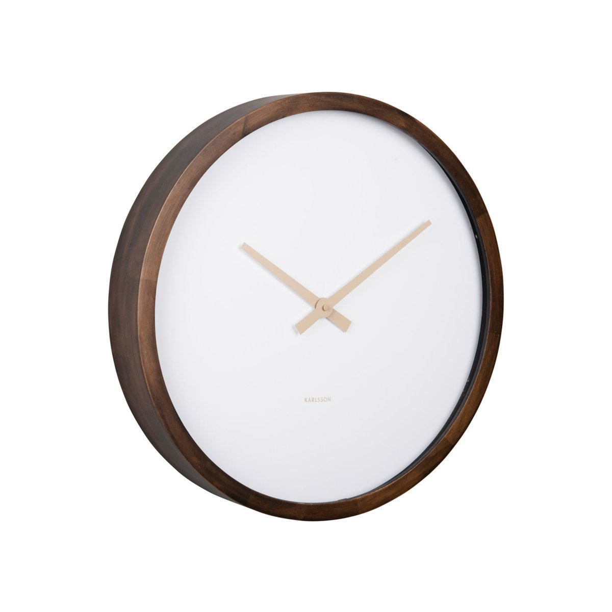 Horloge Murale Bois ANCHO LARGE bois foncé, KARLSSON