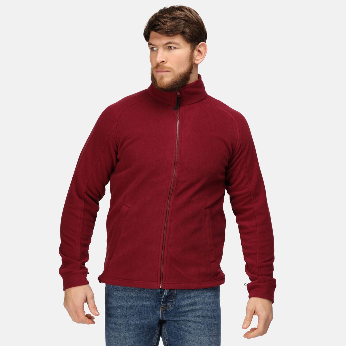 Veste polaire à col montant THOR bordeaux, REGATTA
