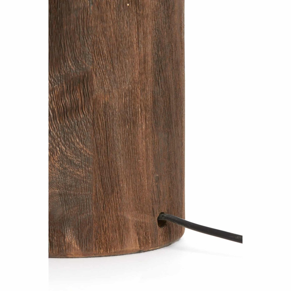 Base De La Lampe Bois TRAPINO marron, LIGHT & LIVING