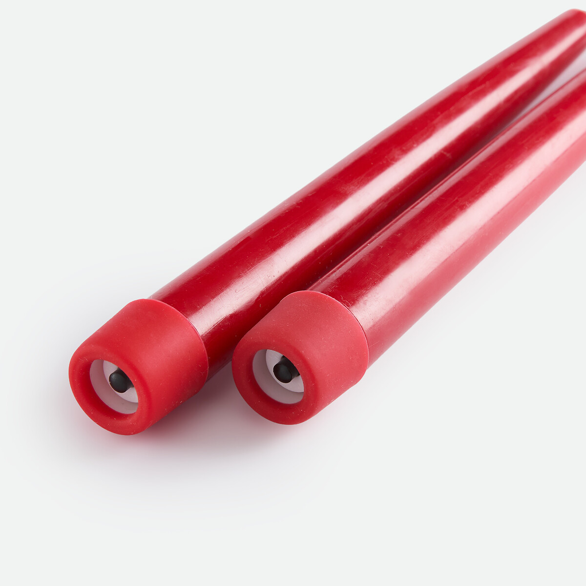 Lot de 2 bougies LED, en cire, hauteur 24,5 cm rouge, LA REDOUTE INTERIEURS