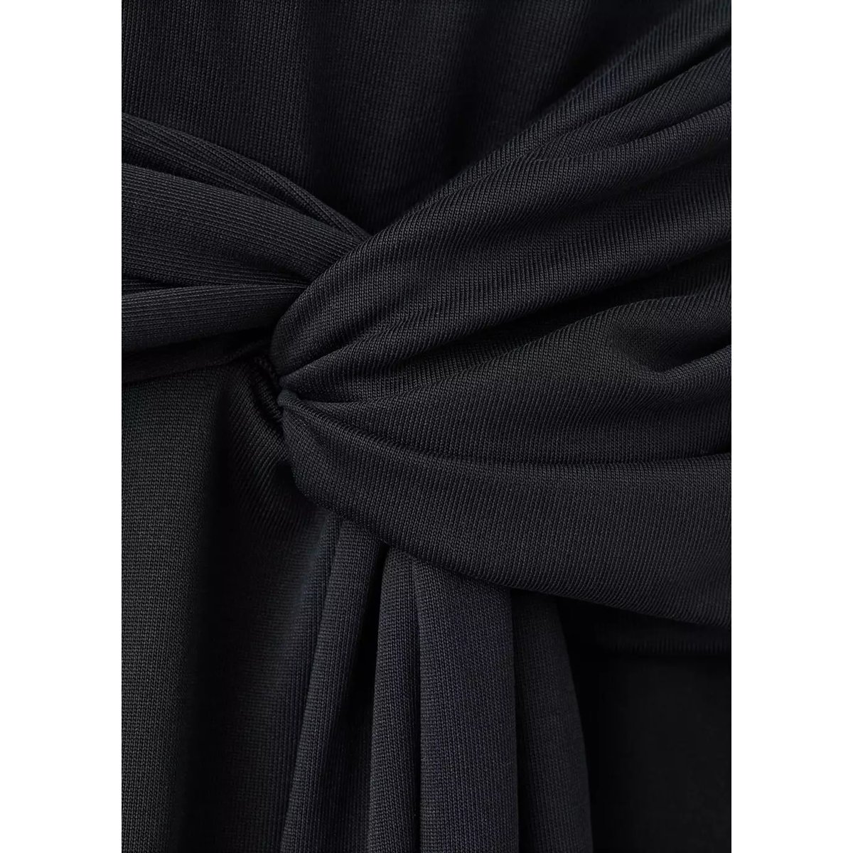 Jupe ajustée froncée gris anthracite, MANGO
