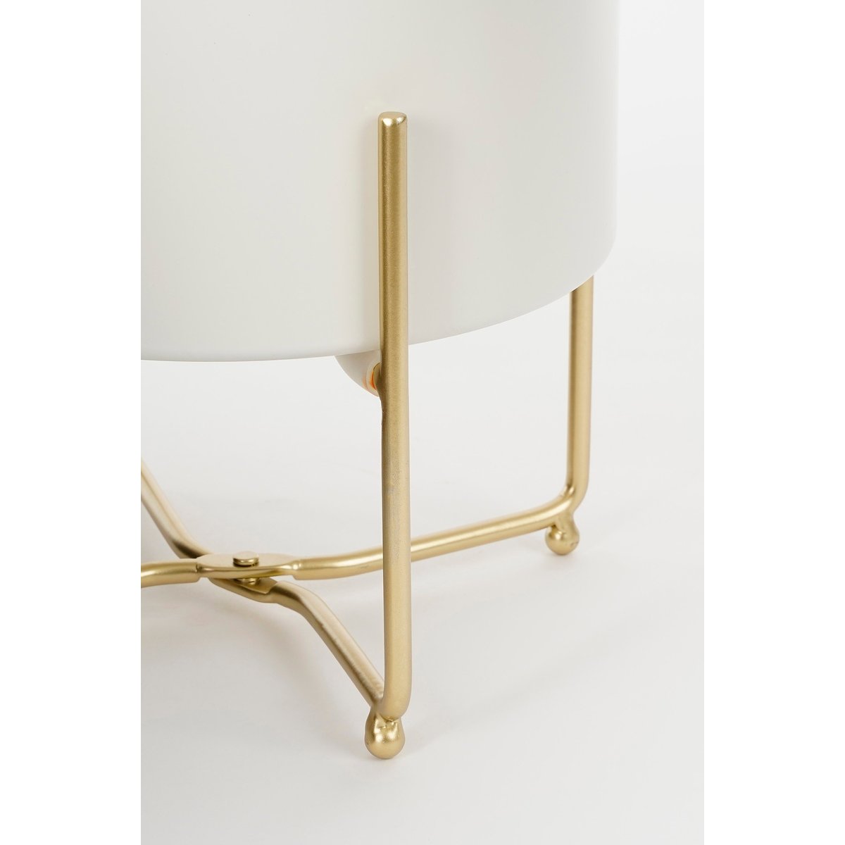 Ensemble de support de plante ARIES blanc, MICA DECORATIONS