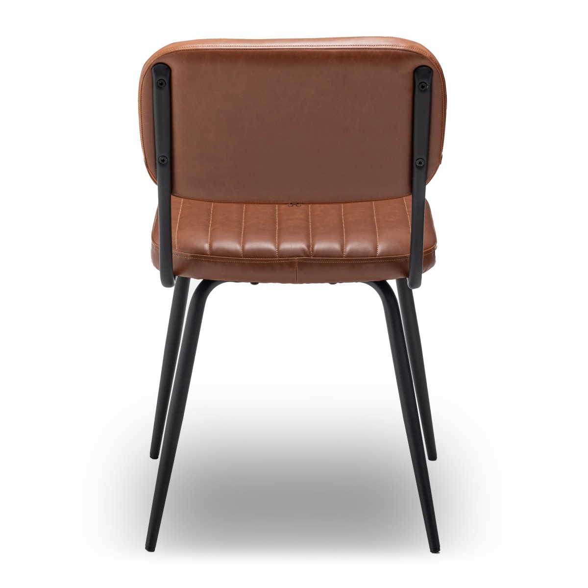 Lot de 2 chaises de séjour marron L56 cm - SPARTE marron, CALICOSY