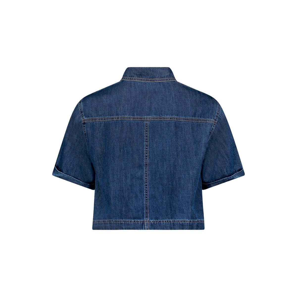 Veste en jean à col dark blue denim, BETTY BARCLAY