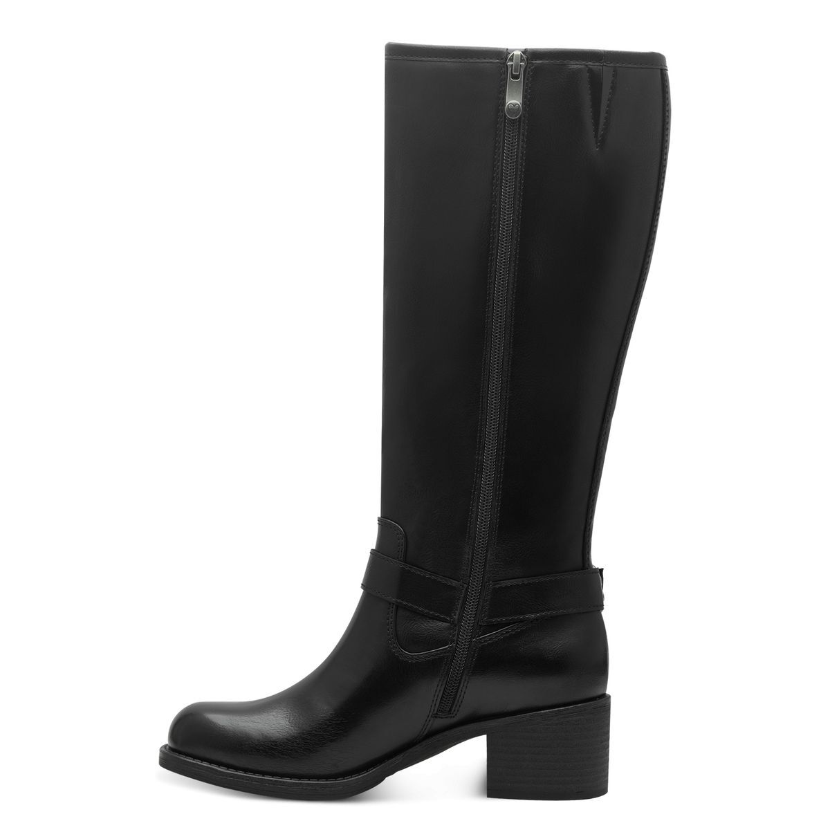 Bottes talon bloc noir, MARCO TOZZI