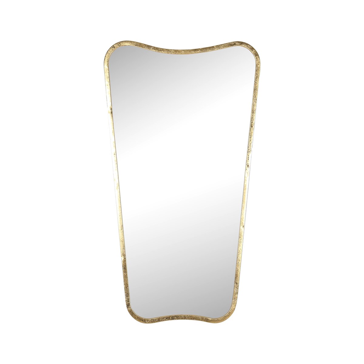 Miroir design métal 50x90cm or, EMDE