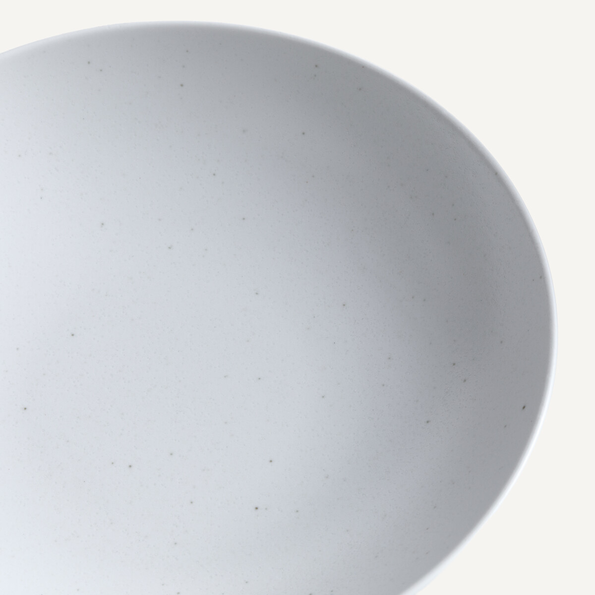 Set of 4 Rilka Speckled Porcelain Soup Bowls white, AM.PM