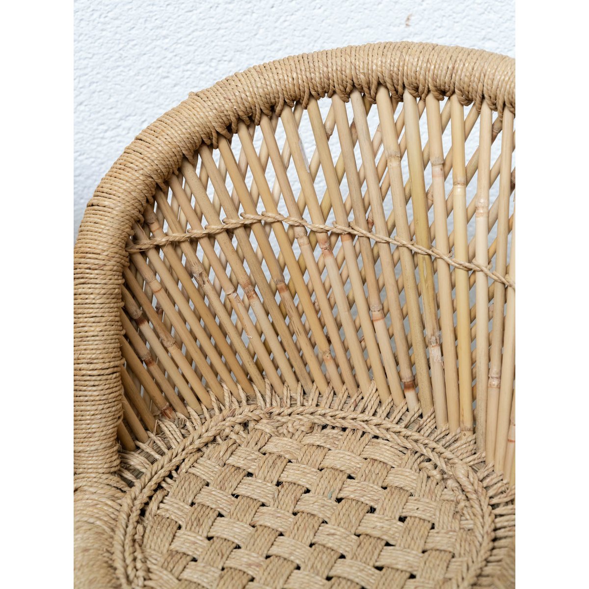Paire de fauteuils pour enfant en rotin Marcus N°363 - Bon état naturel, DEBONGOUT