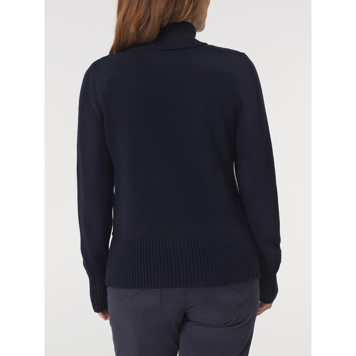 Pull col roulé KEVIACOL19032 marine, TBS