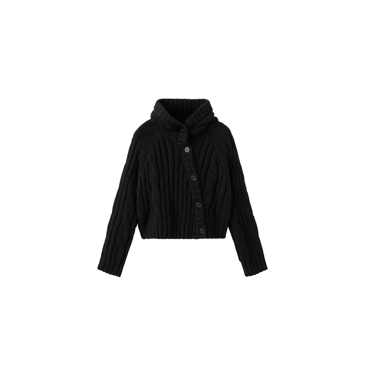 Veste croisée boutons noir, MANGO
