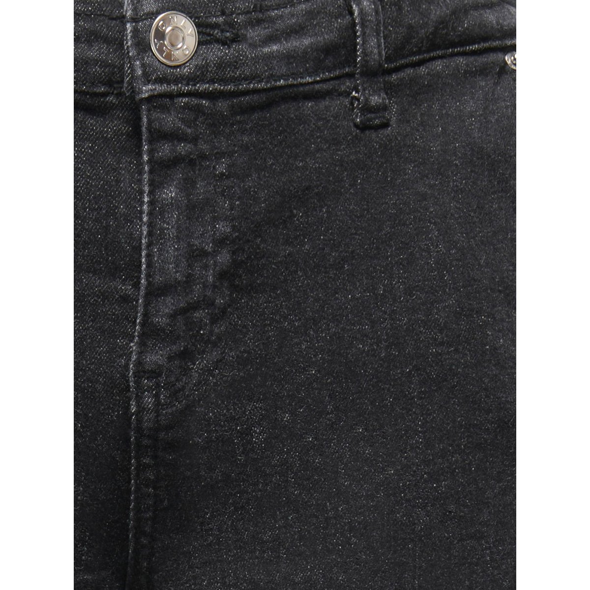 Jean À Jambe Large black denim 1, KIDS ONLY