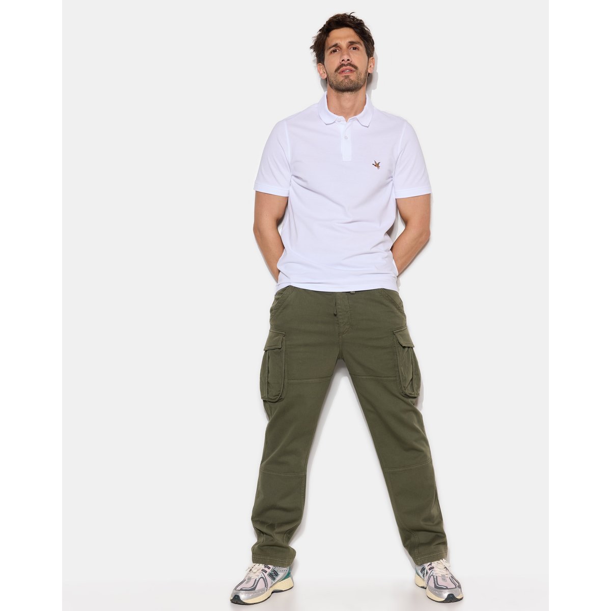 Polo brodé O'TOGS blanc, CHEVIGNON