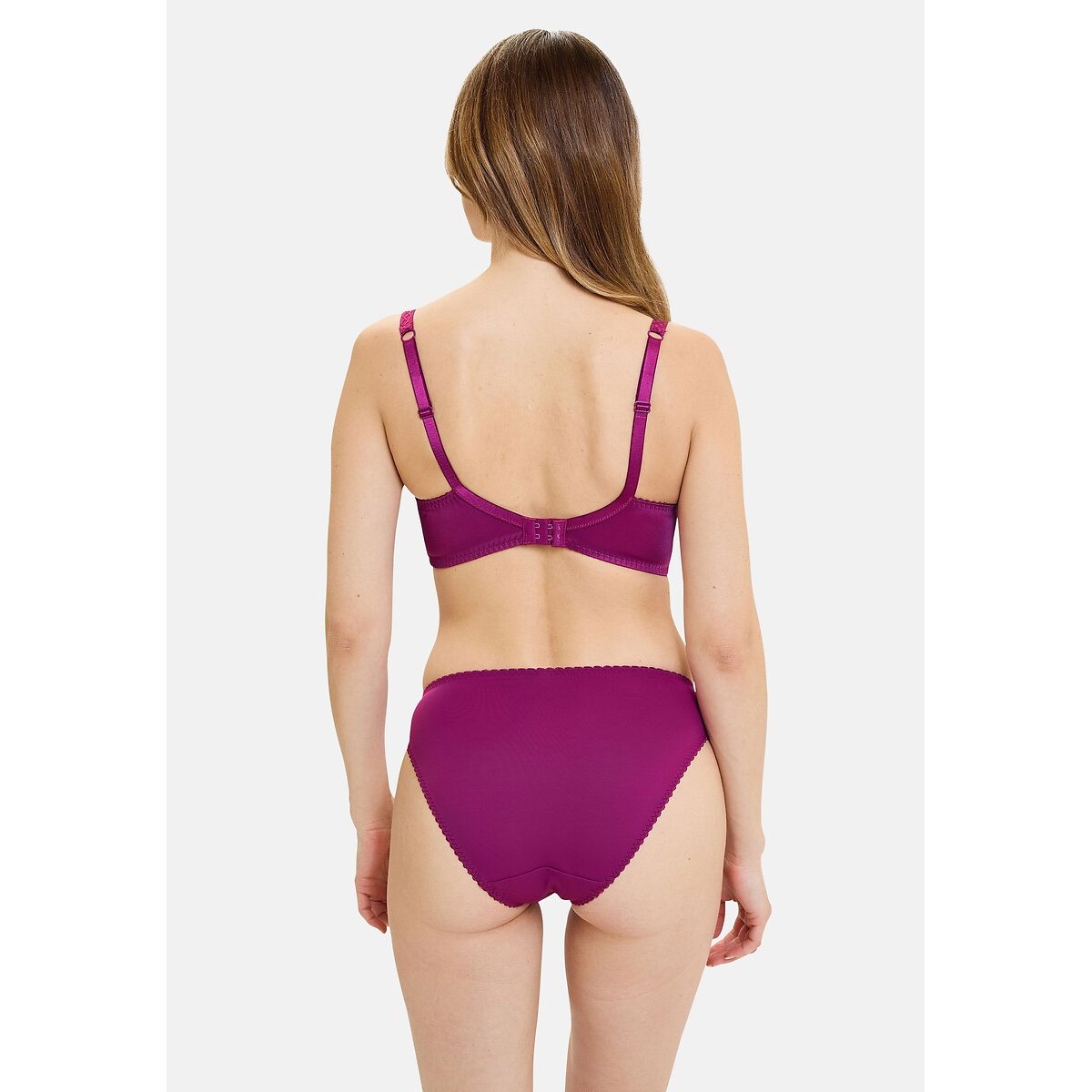 Slip in pizzo NARCISSE fucsia, SANS COMPLEXE