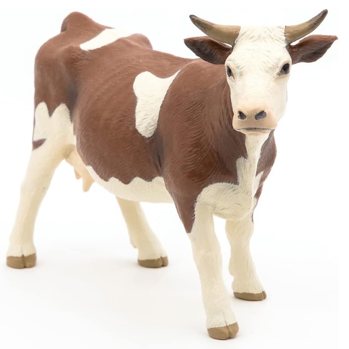Figurine vache Simmental marron, PAPO