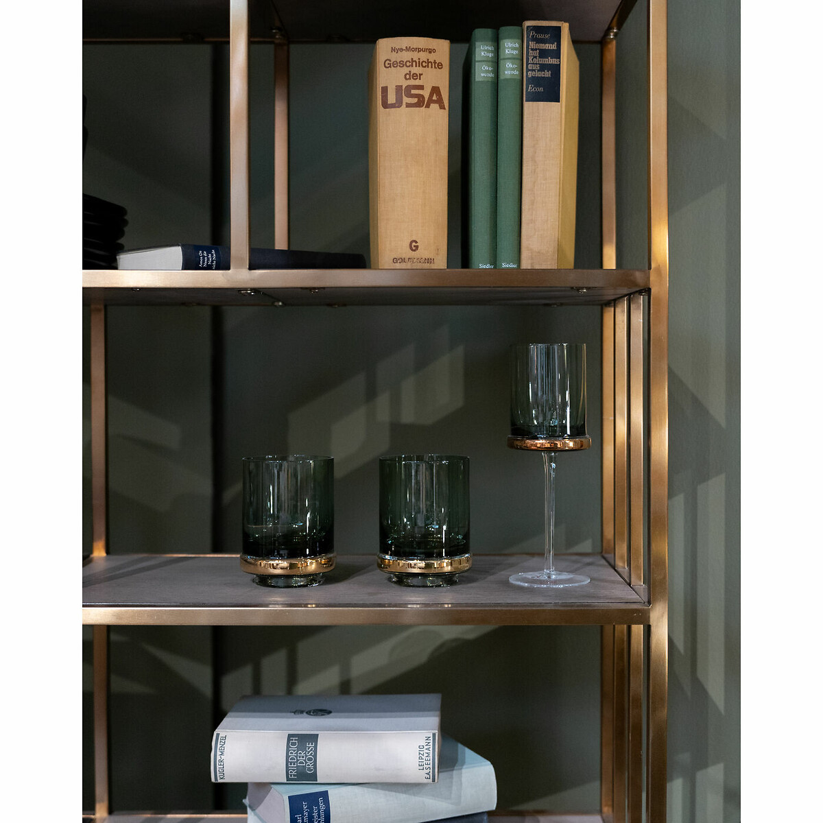 Bicchiere acqua Innocent Smoke verde, KARE DESIGN