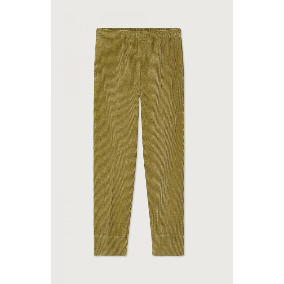 Pantalon carotte en velours PADOW safari, AMERICAN VINTAGE