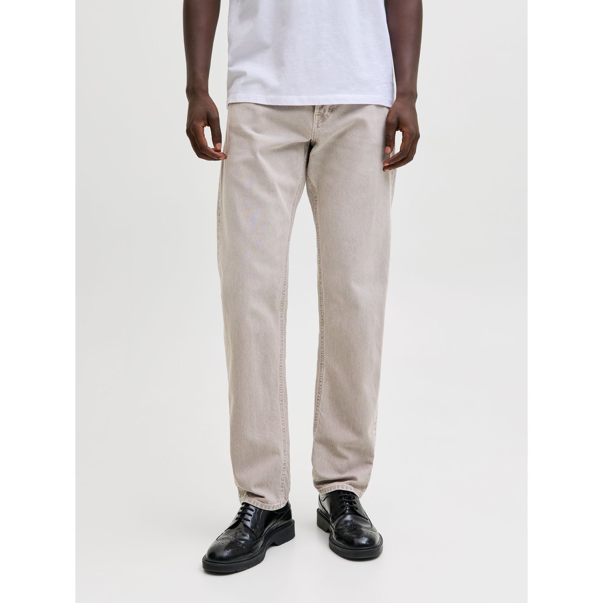 Jean Coupe Décontractée grise - titanium 1, JACK & JONES