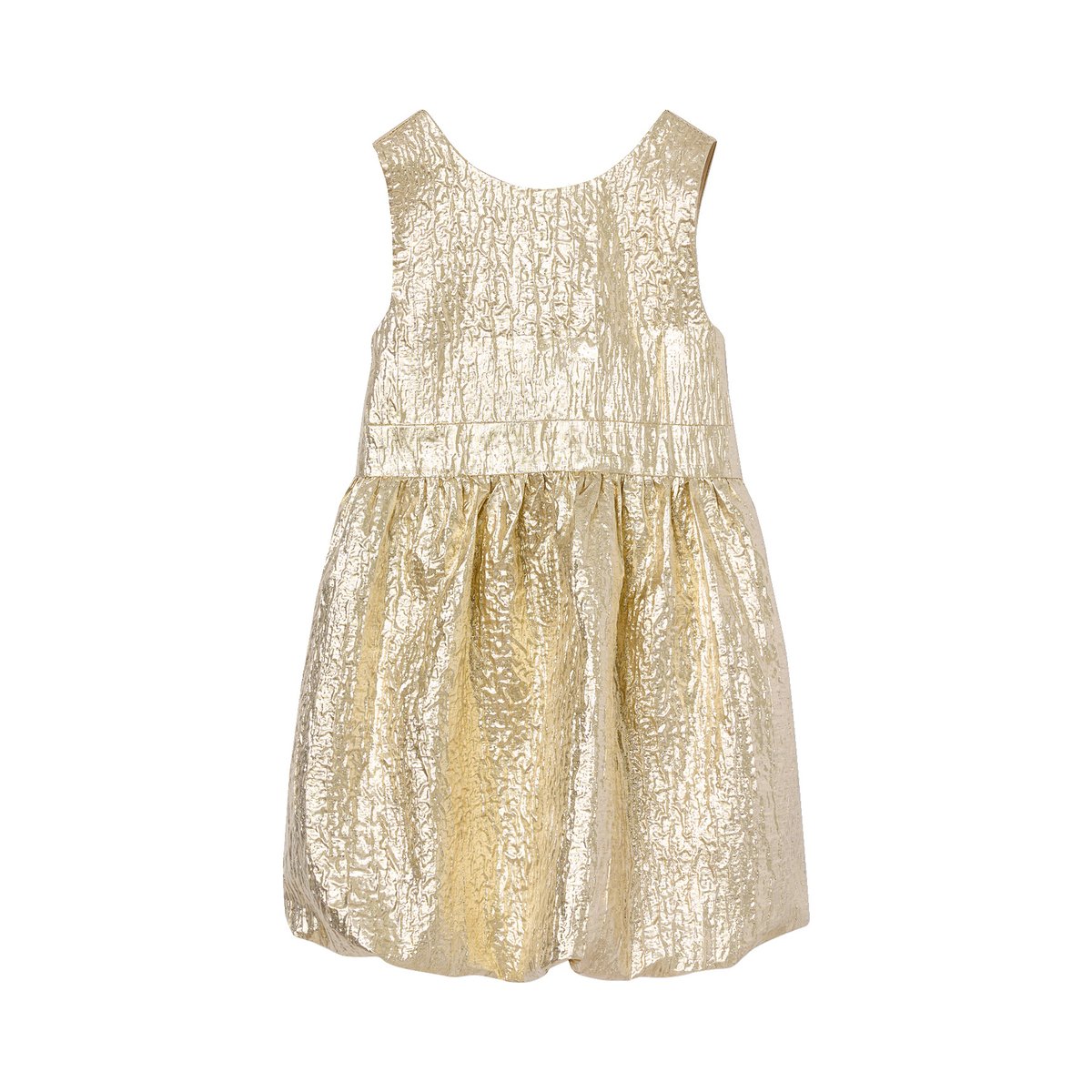 Robe de fête sans manches doré, VERTBAUDET