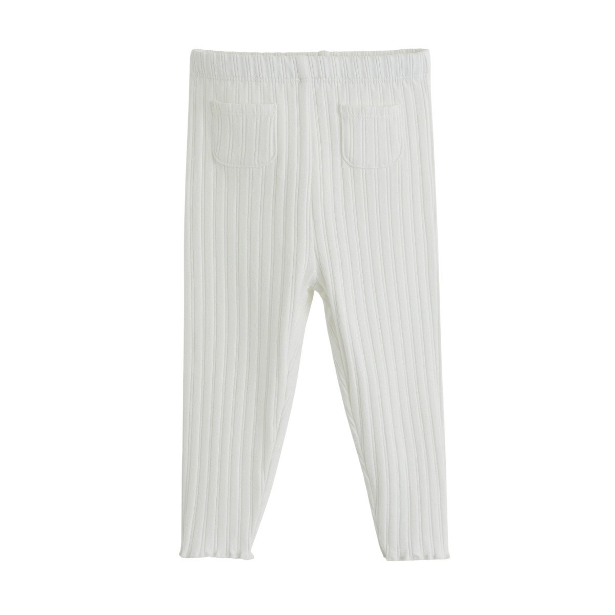 Lot de 2 leggings enfant côtelés Cléo rose, PETIT BEGUIN