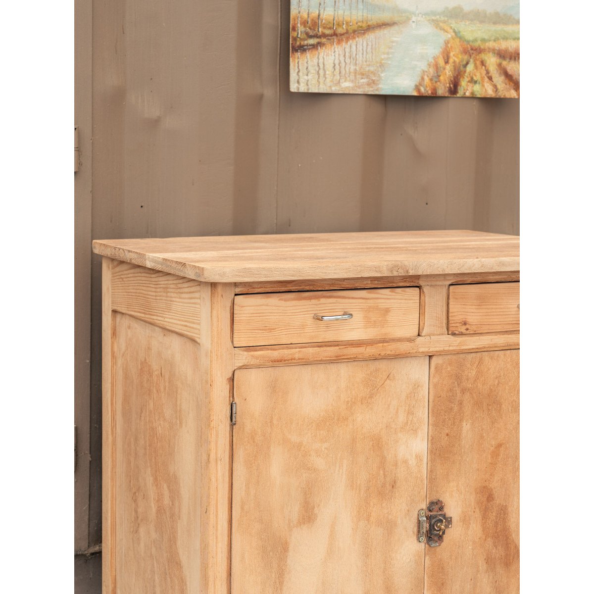 Buffet parisien en bois Gilbert N°1917 - Bon état bois clair, DEBONGOUT