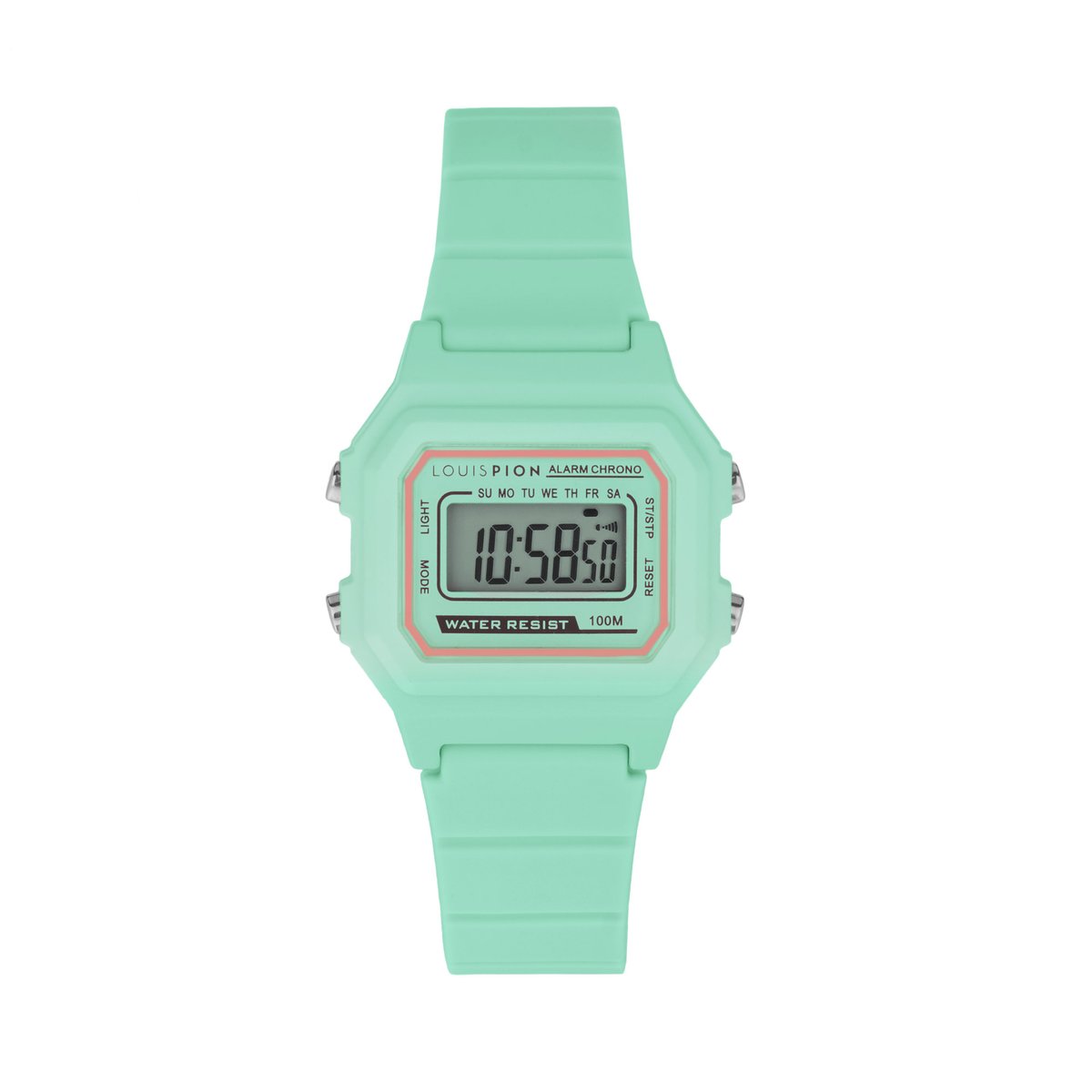 Montre Digital CAMILLE vert vert vert, LOUIS PION