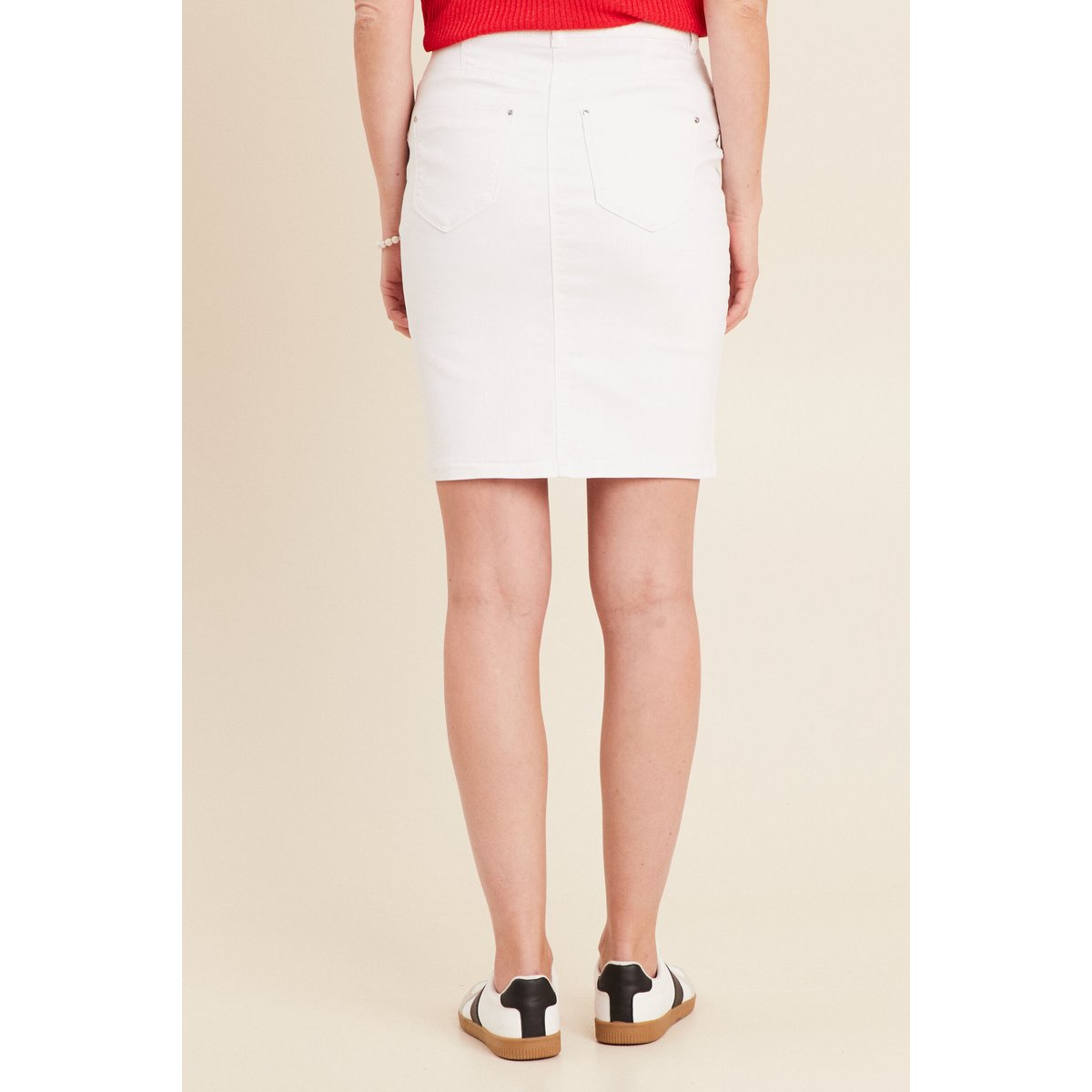 Jupe droite blanc, BREAL