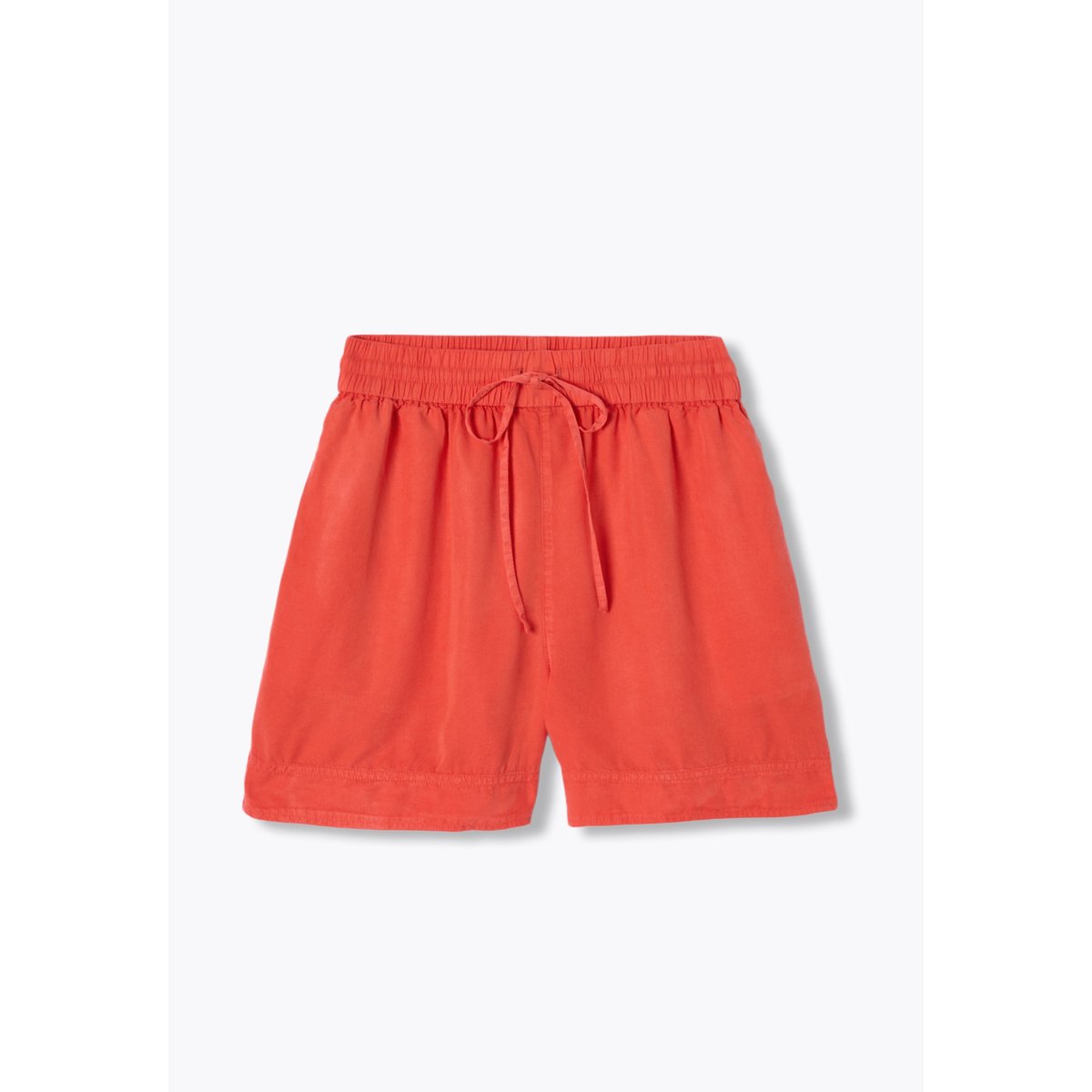 Short fluide uni rouge, PROMOD
