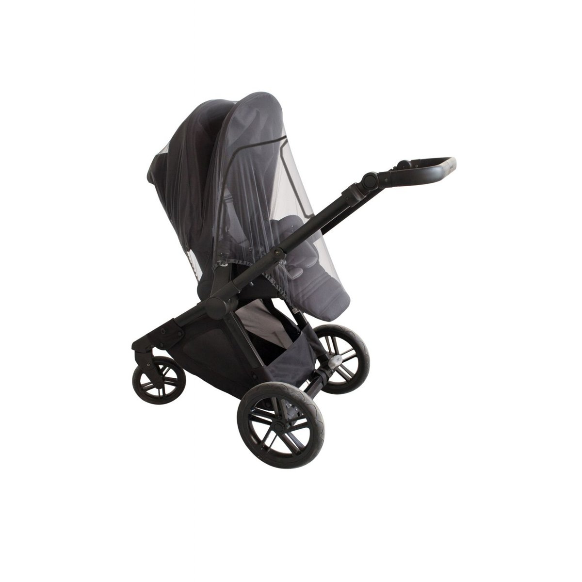 Moustiquaire de poussette 3 en 1 universelle gris clair, HOME MAISON