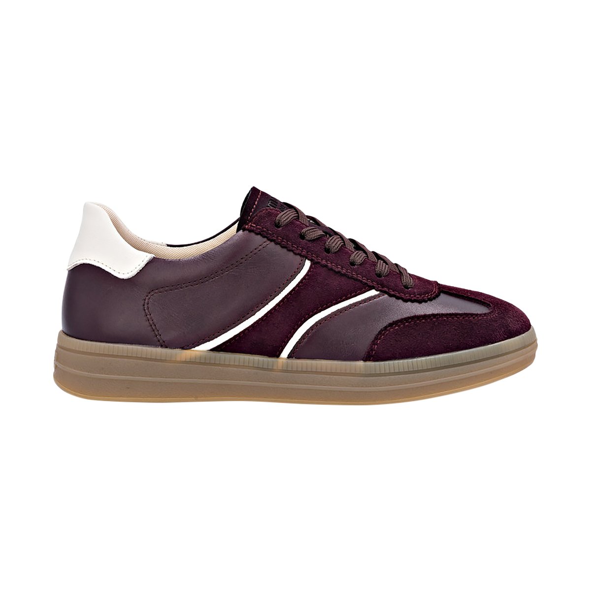 Basket Basse Cuir Lonora rouge-combi, REMONTE