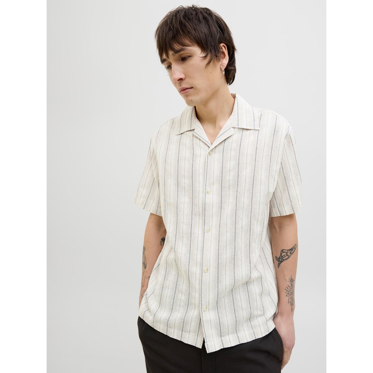 Chemise De Vacances whitecap gray, JACK & JONES