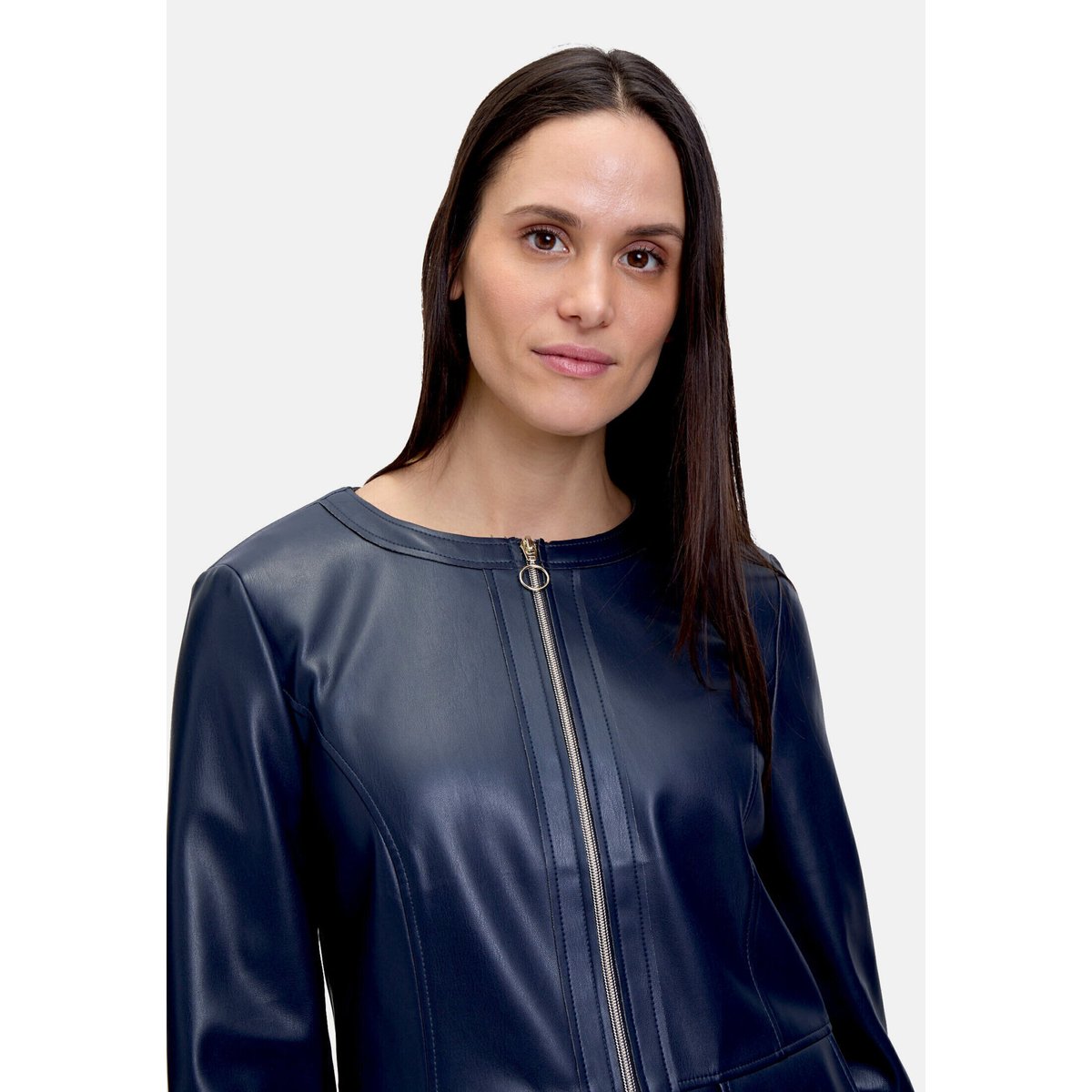 Blazer court à fermeture zippée dark sky, BETTY BARCLAY