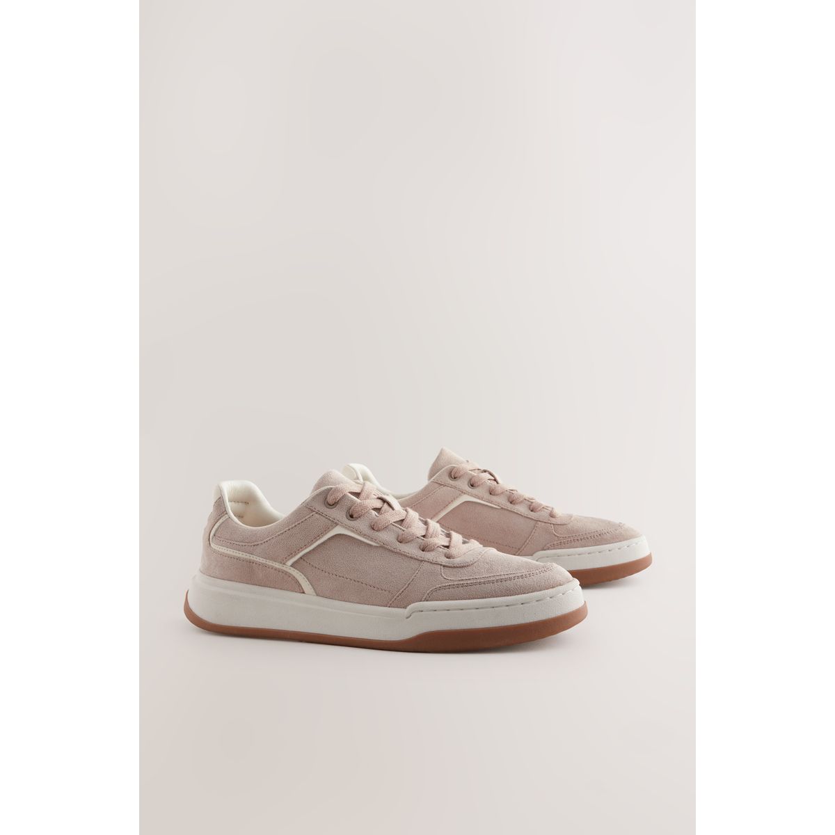 Baskets forever comfort® à lacets style rétro rose blush, NEXT